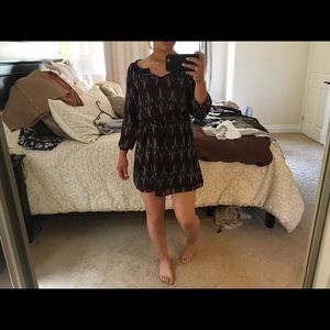 Mid length Aztec pattern dress