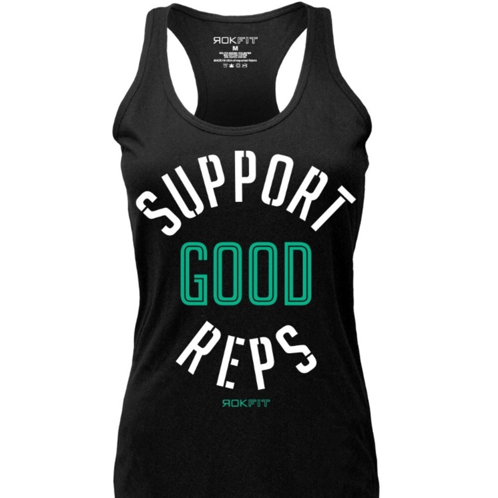 🔥MUST GO!🔥 ROKFIT SUPPORT GOOD REPS WOMEN TANK