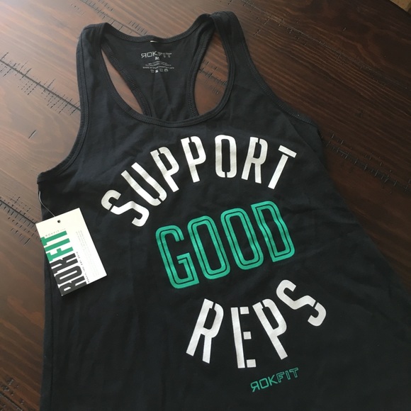 🔥MUST GO!🔥 ROKFIT SUPPORT GOOD REPS WOMEN TANK - Picture 3 of 4