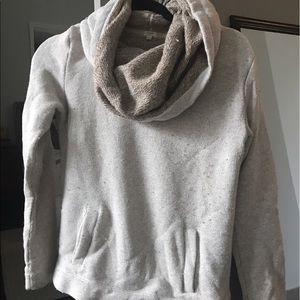 J crew sweater-sweatshirt with snood!