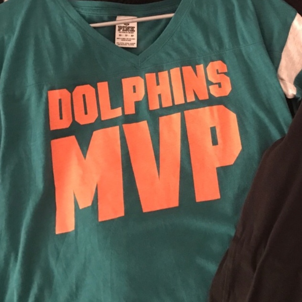 VS PINK Miami dolphins shirt