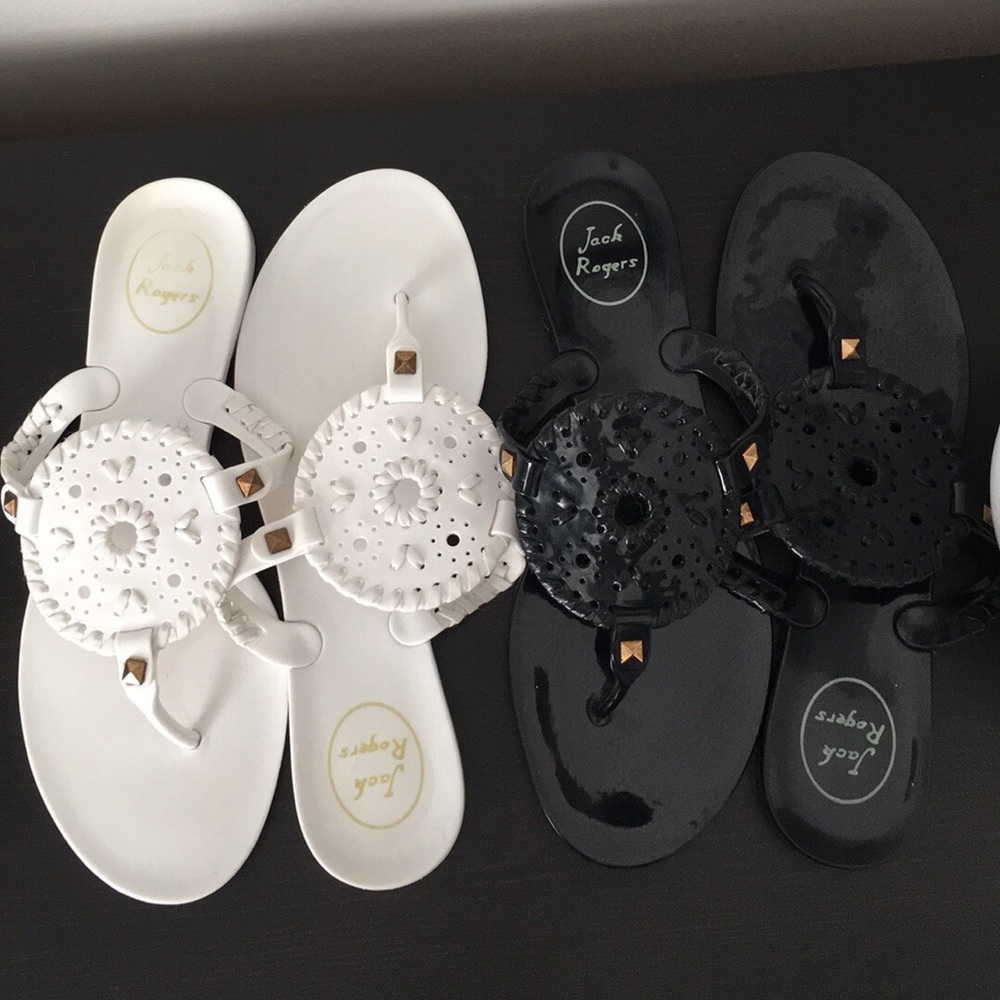 2 Pairs Jack Rogers Georgica Jelly Sandals Size 8