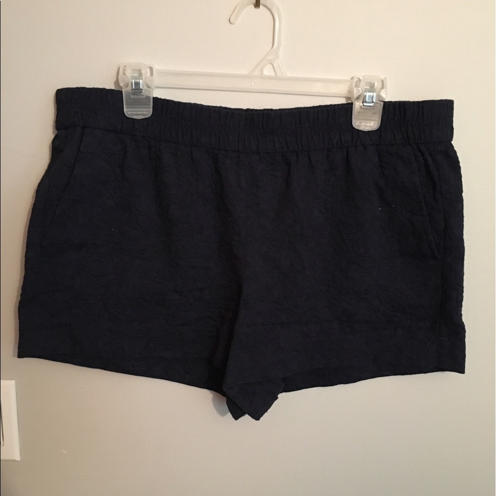 J. Crew Embroidered Shorts