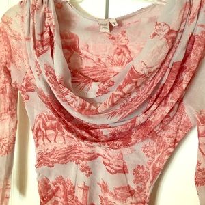 Anthropologie Sweet Pea mesh Toile top