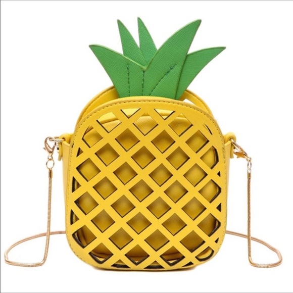 Karen1177 Handbags - New 🍍 Pineapple 🍍 Trendy Cross-body Bag 🍍