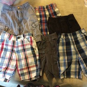 Bundle of 7 pair boys shorts - all size 4t/4