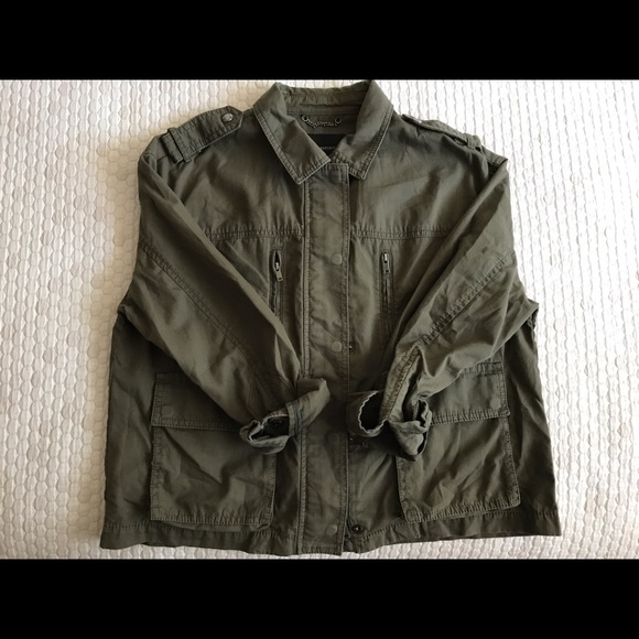 Green Military Style Jacket by Banana Republic - Picture 2 of 3