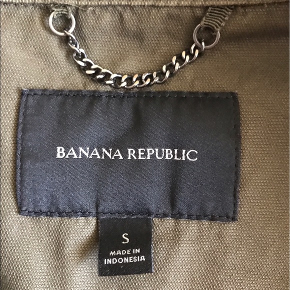 Green Military Style Jacket by Banana Republic - Picture 3 of 3