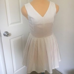 NWT Japanese white pinafore dress Size S