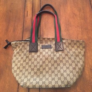 Gucci traditional print handbag