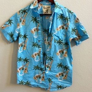 Hawaiian Shirt Palm Trees/Ukelele