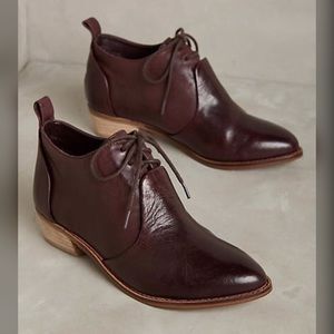 Kelsi dagger leather court oxfords (burgundy)
