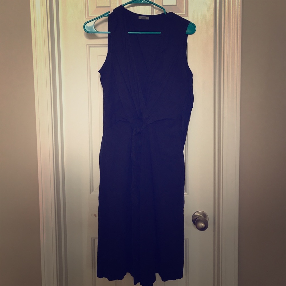Black Linen Dress