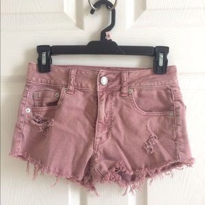 American Eagle Outfitters Pink Jean Shorts - S27