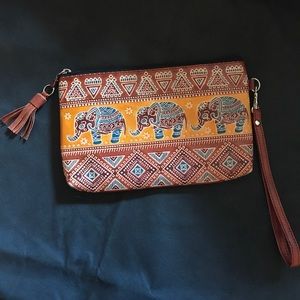 Elephant Leather Clutch
