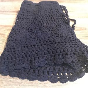 Forever21 Navy crochet shorts!