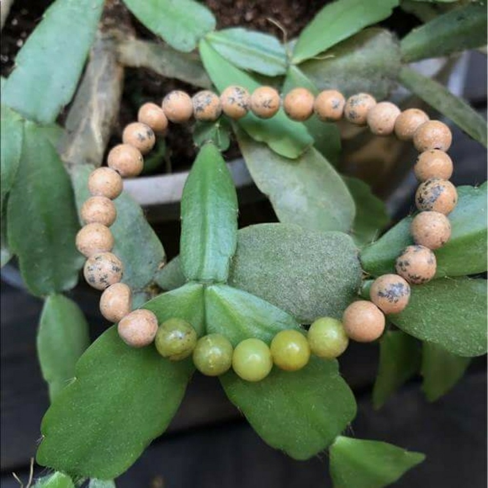Handmade Olive Jade Bracelet