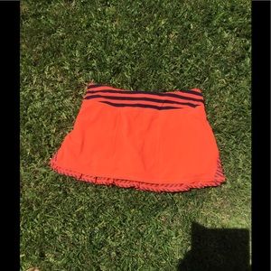 Orange and dark blue Lulu skirt size 8