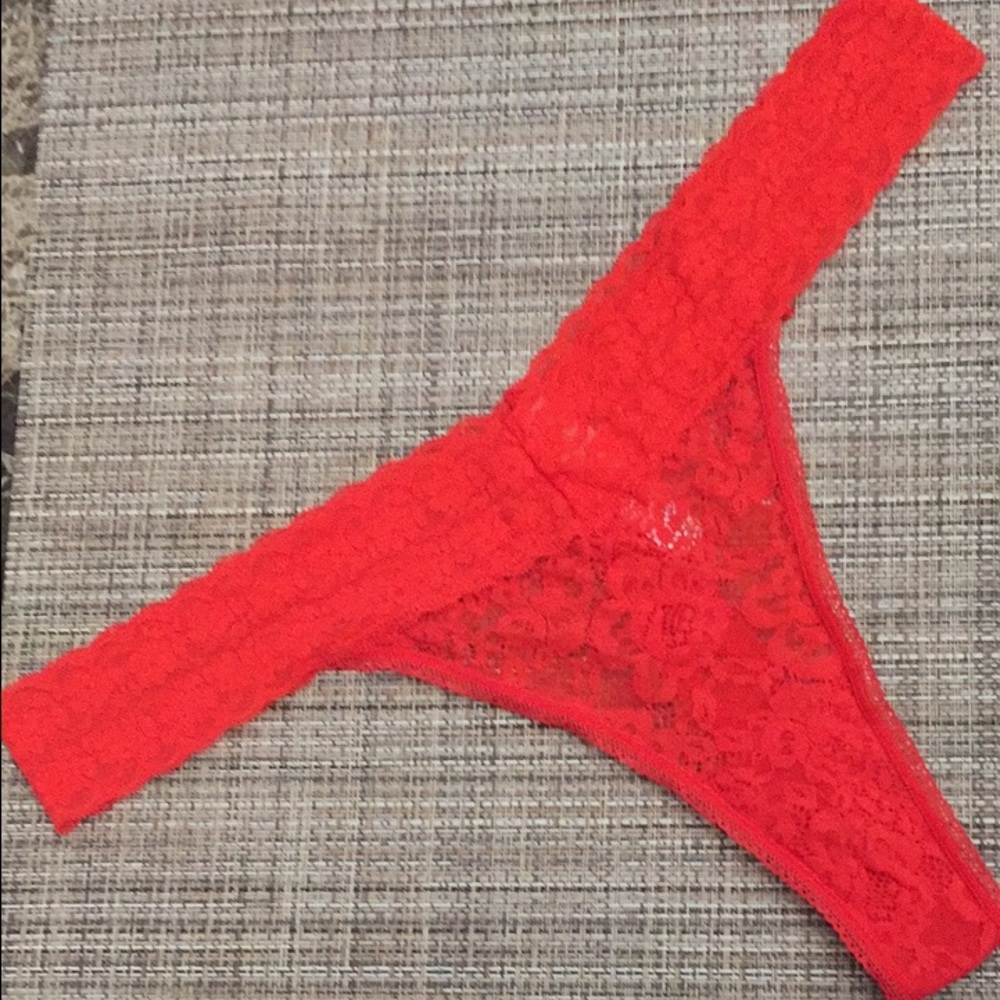 Sexy Red Lace Thong