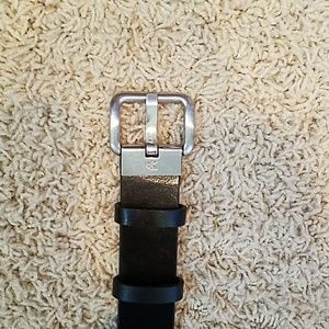 Calvin Klein black leather belt