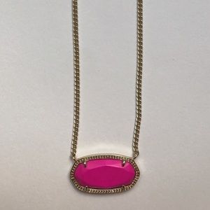 Kendra Scott Neon Pink Dylan Necklace