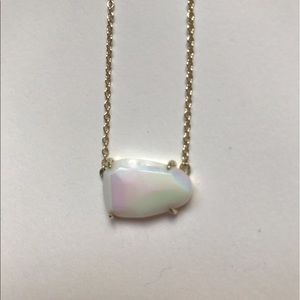 Kendra Scott White Iridescent Isla