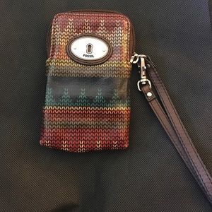 Colourful Fossil Wristlet