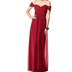 Plus Size Long Red Dress (Bridesmaid or Prom)