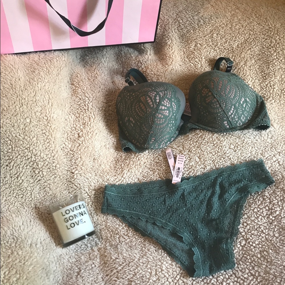 Victoria Secret push up bra and undies set