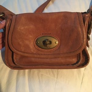Fossil Vintage Brown Crossbody Purse