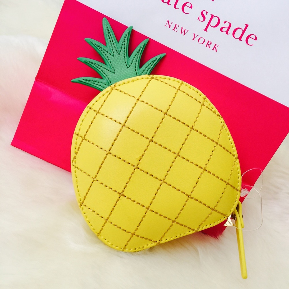 Kate Spade How Refreshing Pineapple Coin Purse - Picture 2 of 5