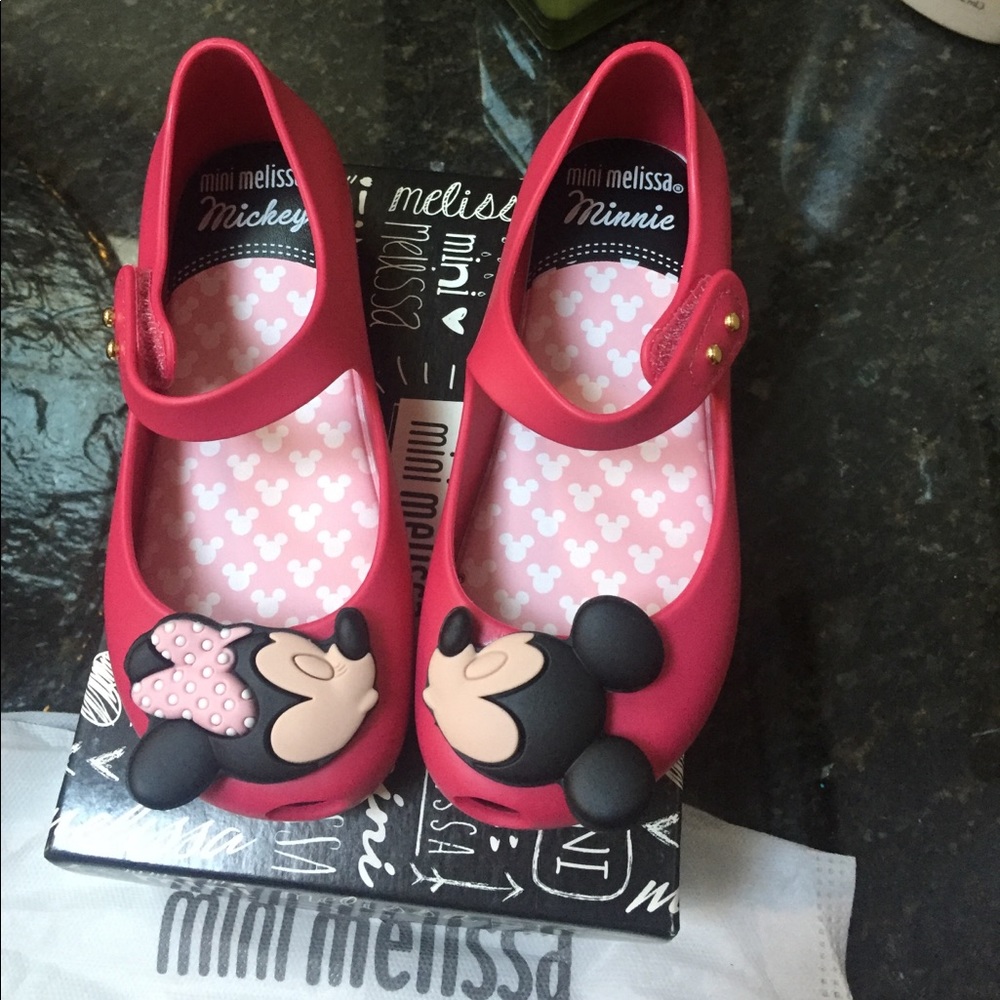 Mini Melissa Hot pink 5 New