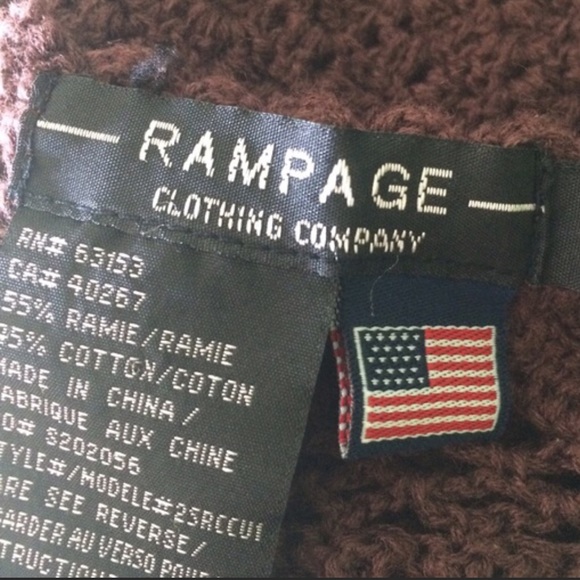 Brown rampage long sleeved top - Picture 4 of 4