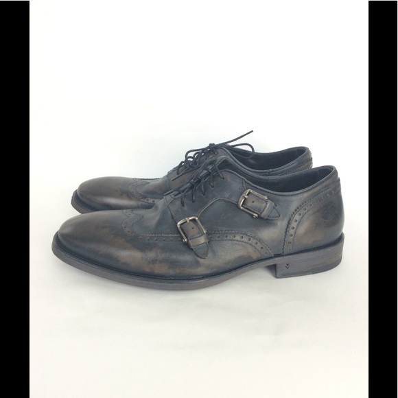 John Varvatos Fleetwood Distressed Leather Shoe