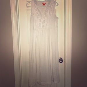 White cotton dress