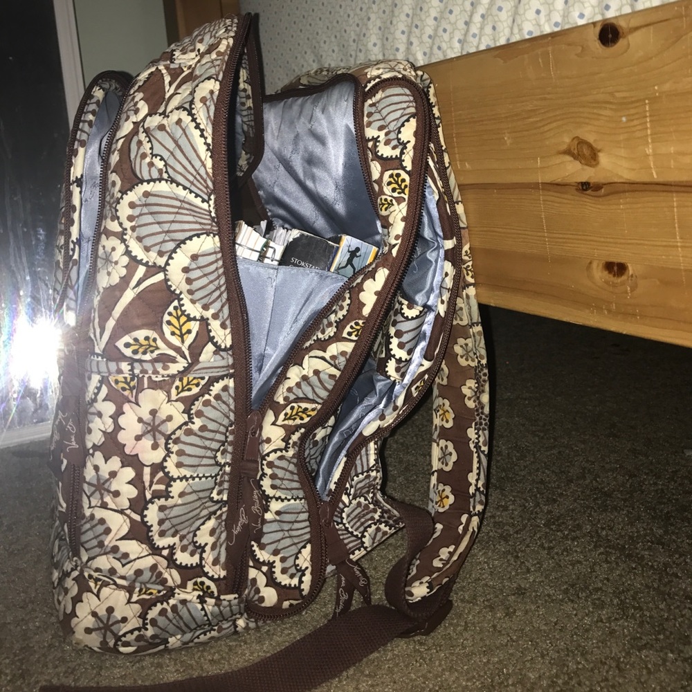 Vera Bradley Backpack - Slate Blooms - Picture 2 of 2