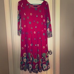 Retro Pattern Dress