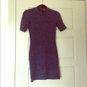 Topshop navy mini dress