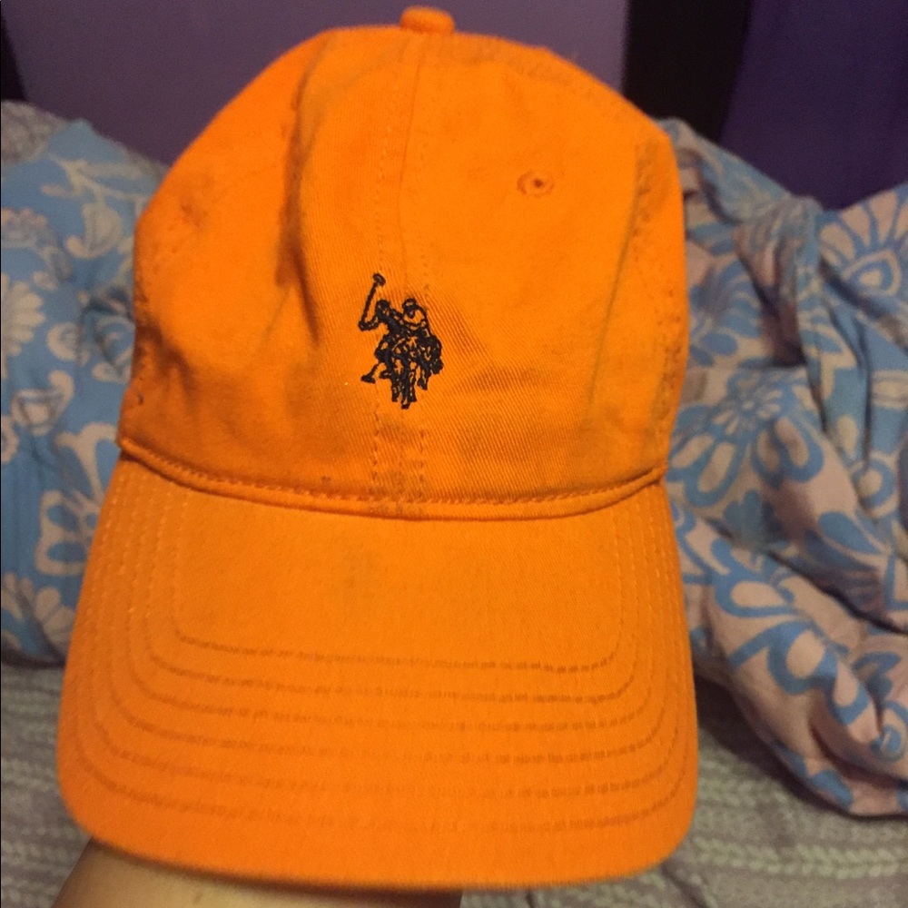 Orange polo cap