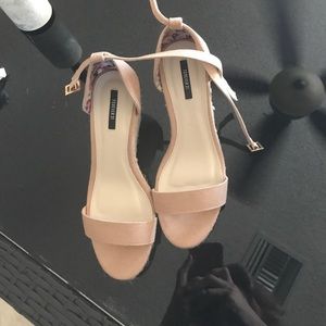 Forever 21 tan wedges
