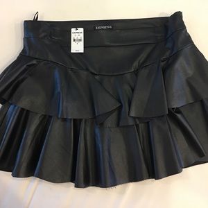 Express Faux Leather Skirt