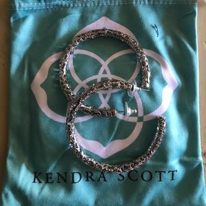 Kendra Scott Silver Hoops