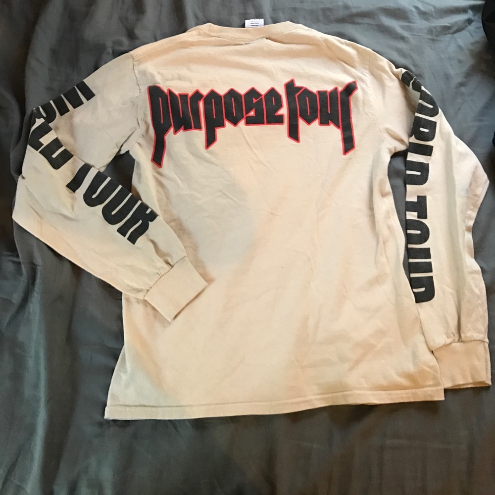Men's Justin Bieber Purpose Tour Long Sleeve Tee