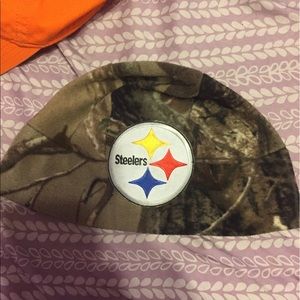 Steelers camouflage beanie