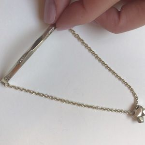 Kendra Scott gold bar drawstring bracelet