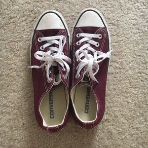 Maroon Converse