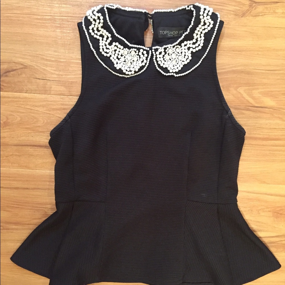 Topshop Embellished Top