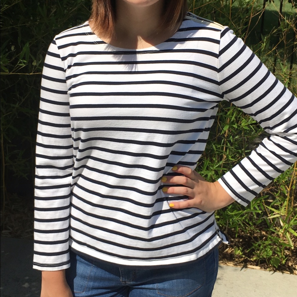 Navy Nautical Stripe