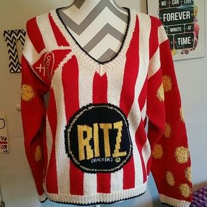 80s-90s Vintage Ritz logo sweater