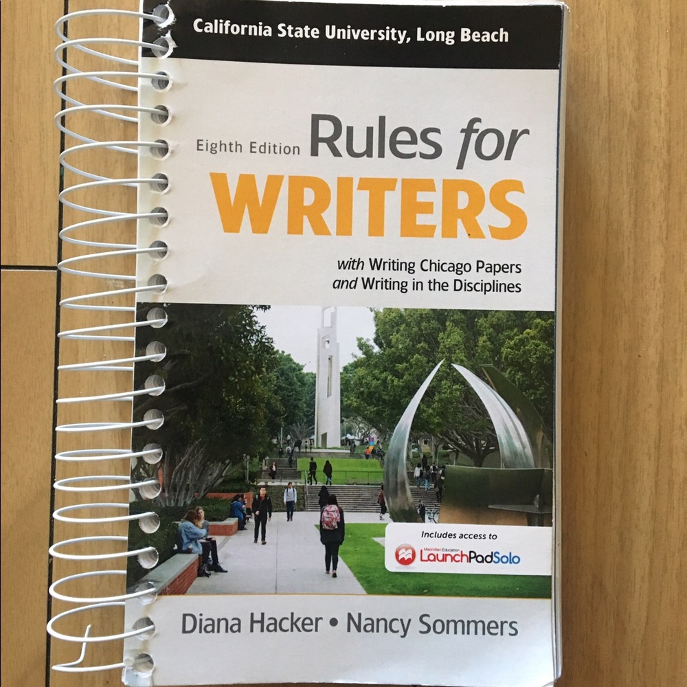 Rules for writers book 8th edition
